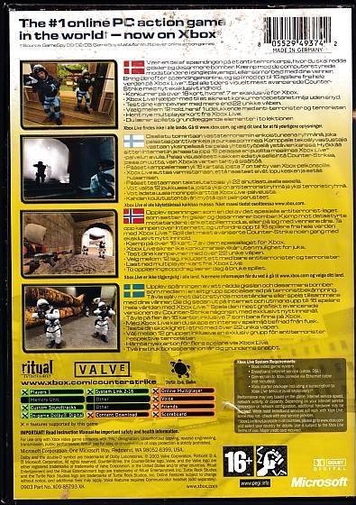 Counter Strike - XBOX (B Grade) (Genbrug)